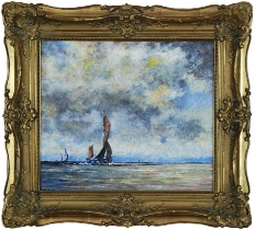 Painting of boat -El Velero
